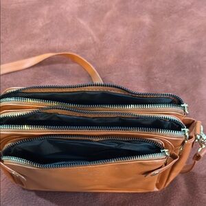 New Stylish Tan Crossbody Bag